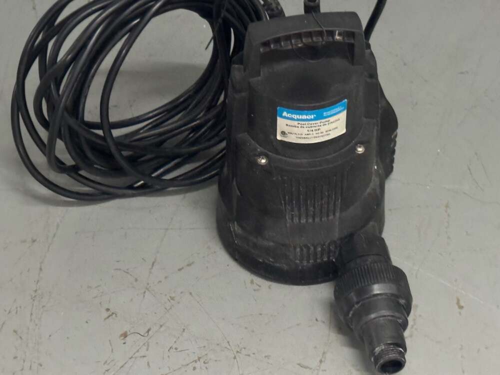Acquaer PCP025-1 1/4 HP Swimming Pool Cover Pump Submersible Water Pump
